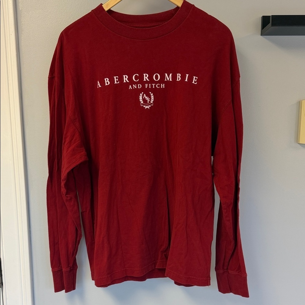 Abercrombie & Fitch Men’s Long Sleeve Staff Shirt
